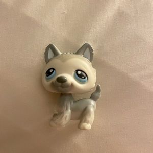 Littlest pet shop LPS Husky dog